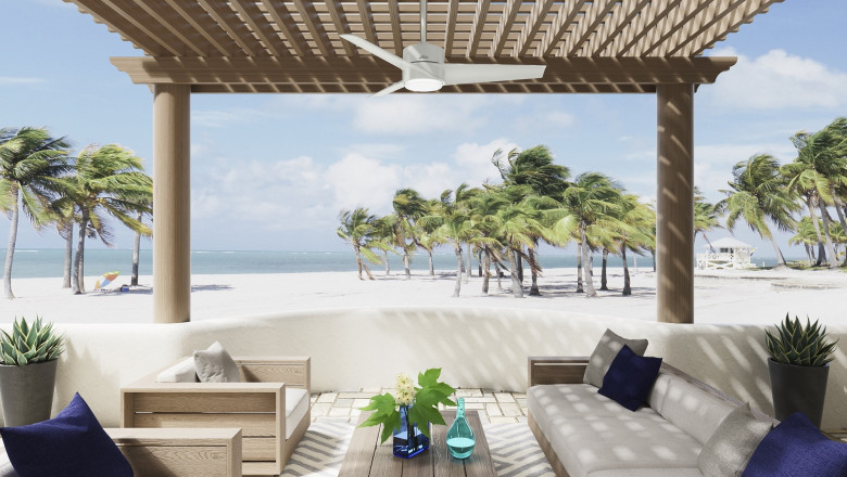 3 Reasons Why Installing a Ceiling Fan Outdoors Makes a Lot of Sense