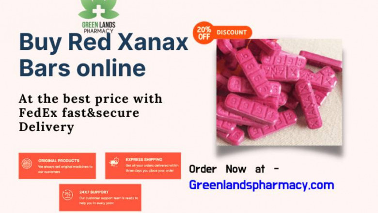 Buy Red Xanax (Alprazolam) Bar Online – Best Pills for Treatment Anxiety and Panic Disorder