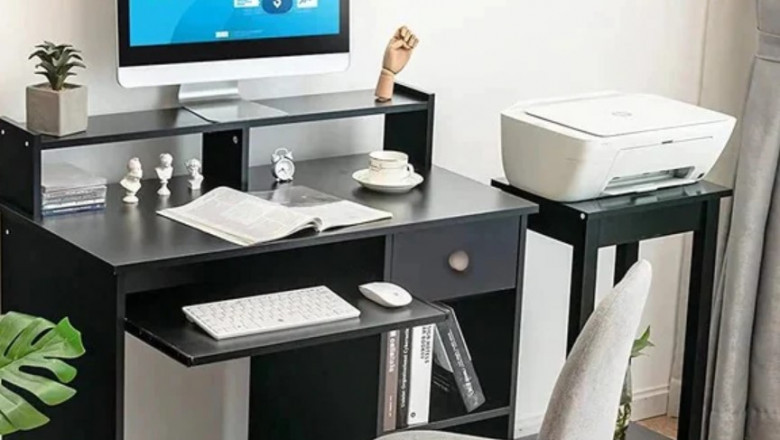 Computer Table Design, Wooden Computer Table Design, PC Table Design, Desktop Table Design | GKW Retail