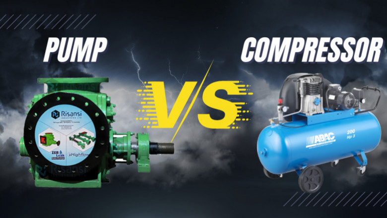 Major Differences Between Pump and Compressor