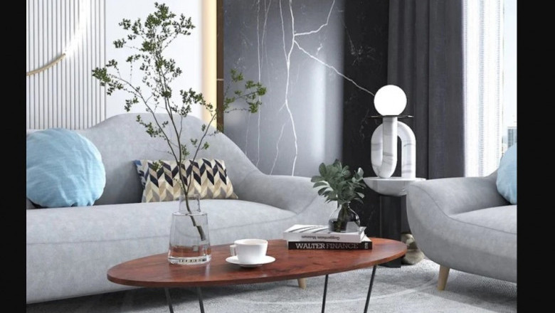 Coffee Table, Center Table, Side Tables For Living Room, Centre Table For Living Room, Round Coffee Table, Glass Center Table