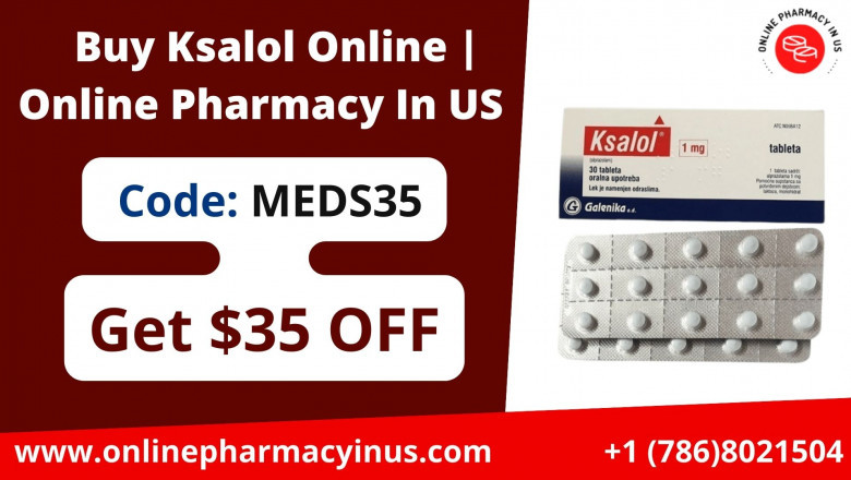 Buy Ksalol Alprazolam 1mg | Online Pharmacy In US