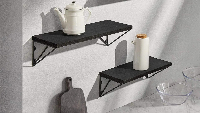 Wall Shelves Design, Corner Shelf Ideas, Wall Rack Design, Wall Shelves For Living Room