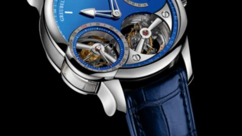Greubel Forsey Watch Quadruple Tourbillon Blue Platinum