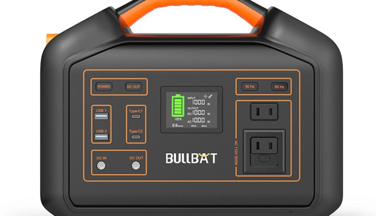 Portable power station for camping