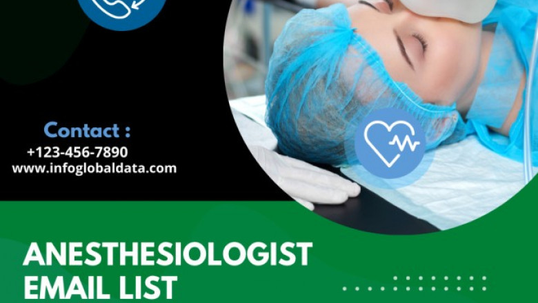 Anesthesiologist Email List | 100% Verified Anesthesiologist Data