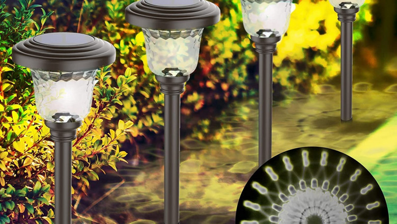 solar garden stakes