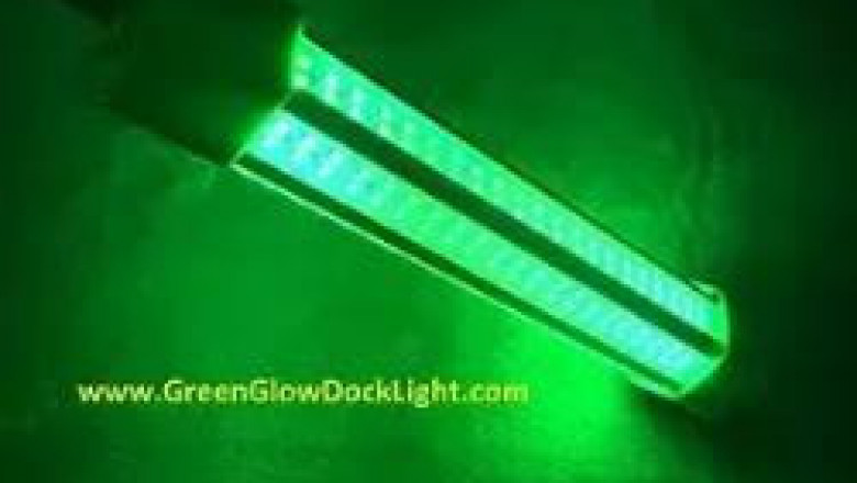 Green Underwater Fishing Light | Greenglowdocklight.com
