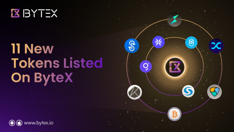 11 New Tokens Listed on ByteX for Trade & Instant Buy