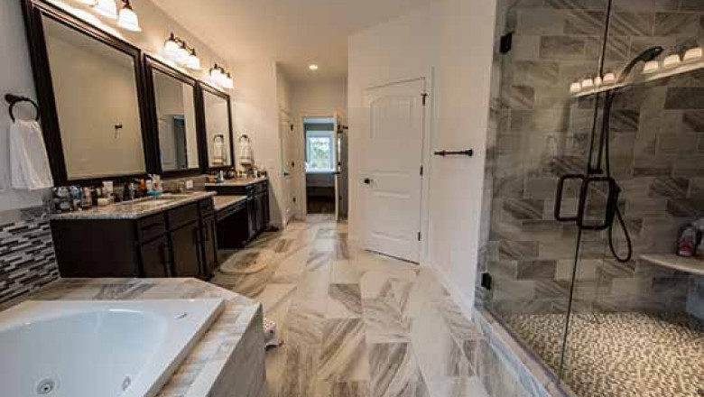 Custom Bathroom Design Denver - Dahlias & Granite
