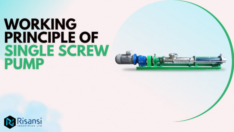 Working Principle Of Single Screw Pump