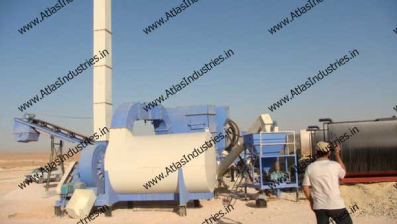 Combined Asphalt Drum Mix and Wet Mix Macadam Plant in Libya - Case Study
