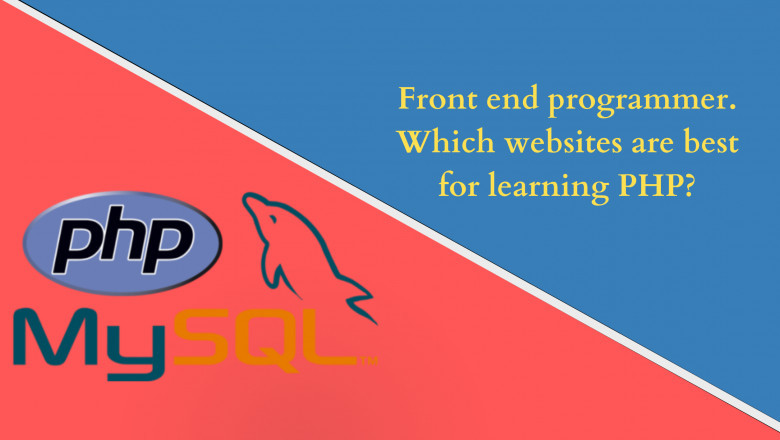 Front end Developer. What are the top websites for learning PHP?