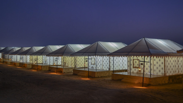 Desert Camp In Jaisalmer