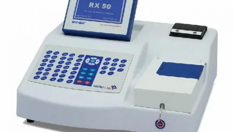 An Analyzer Of Biochemistry Measures Various Blood Chemicals And Characteristics