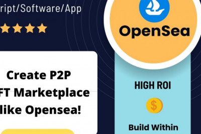OpenSea Clone Script Software - How to Create Whitelabel P2P NFT Marketplace like Opensea Instantly!