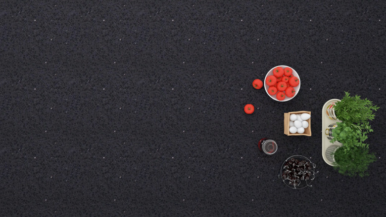 Black Worktops