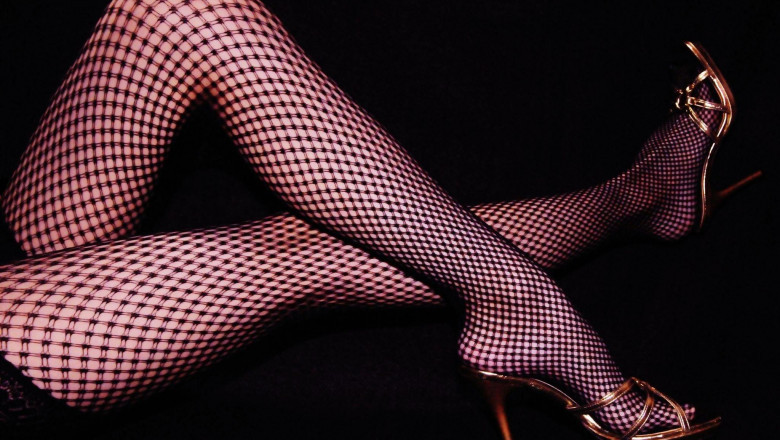 What outfit goes good with fishnets?