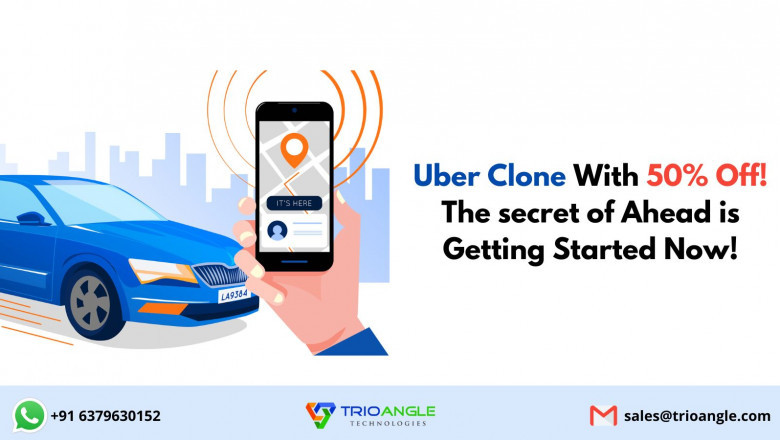 Uber Clone With 50% Off! The secret of Ahead is Getting Started Now!