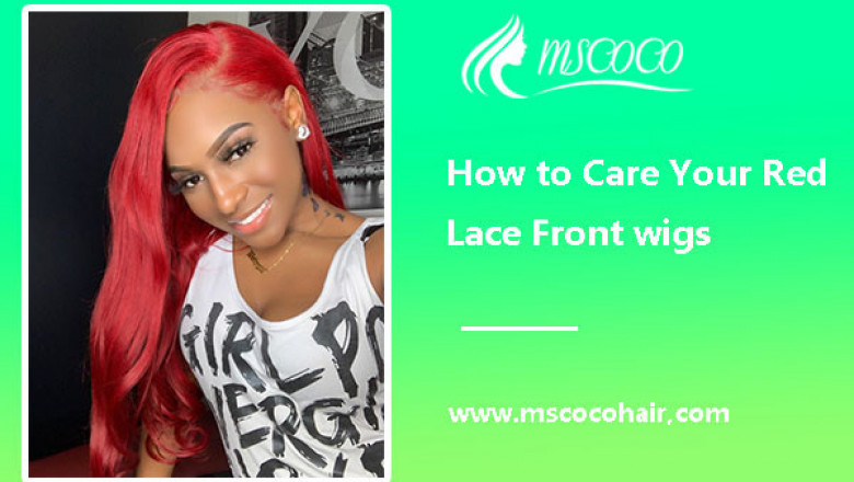 How to Care Your Red Lace Front wig
