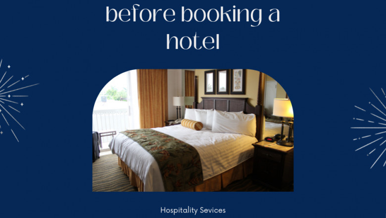 Important things to know before book a hotel