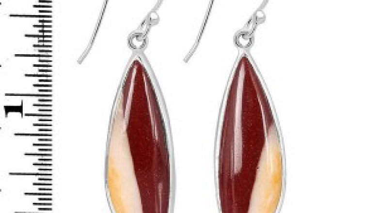 Buy Genuine Mookaite Jewelry Earring With 2022 Design At Wholesale Price