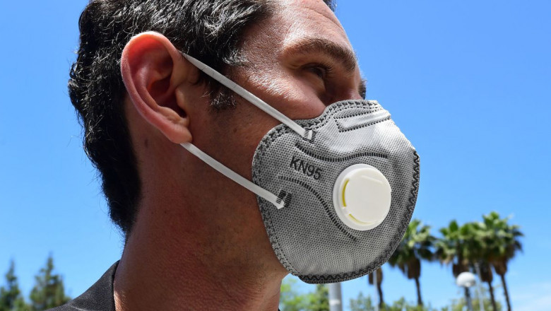 N95 Grade Medical Protective Masks are used to keep users' health safe.