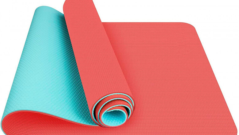 Yoga mat Large 183cm x 61cm x 6mm Non Slip TPE From Artecue.com