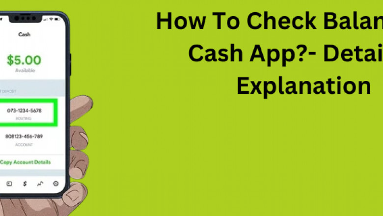 How to Check Cash App Card Balance? Guide