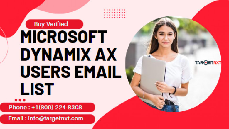 Microsoft Dynamix AX Users Email List | Microsoft Dynamix AX Users Database