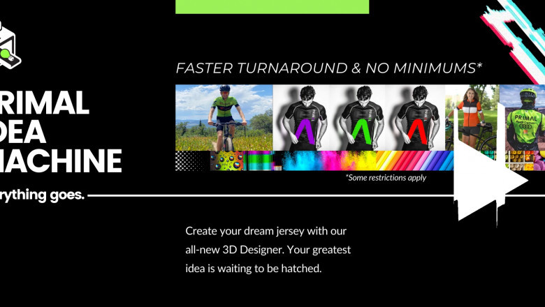 Primal Idea Machine, Primalwear Online Cycling Kit Designer - Primal Wear