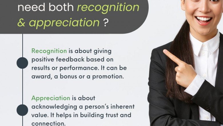 Why Employees need both recognition and appreciation?