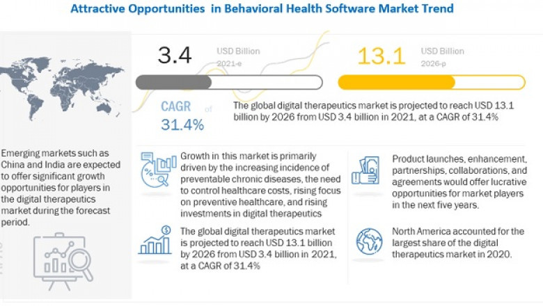 Which end-use segment dominated the digital therapeutics market?
