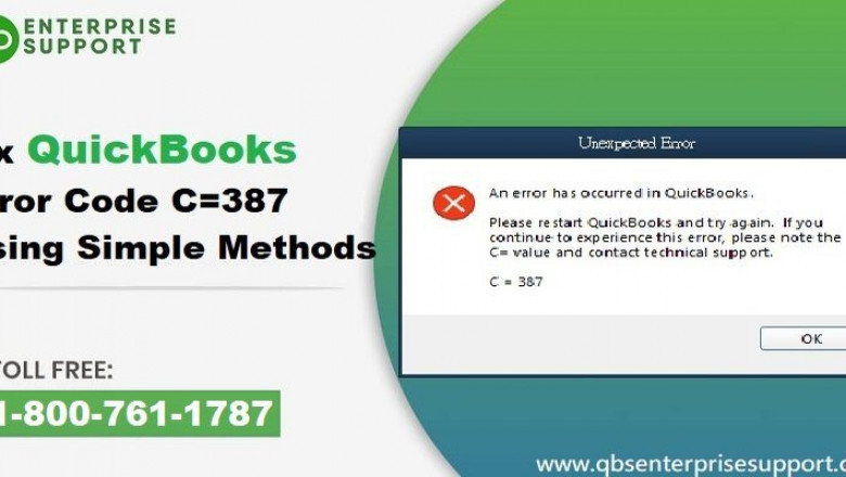 How to Resolve QuickBooks Desktop Error C387?