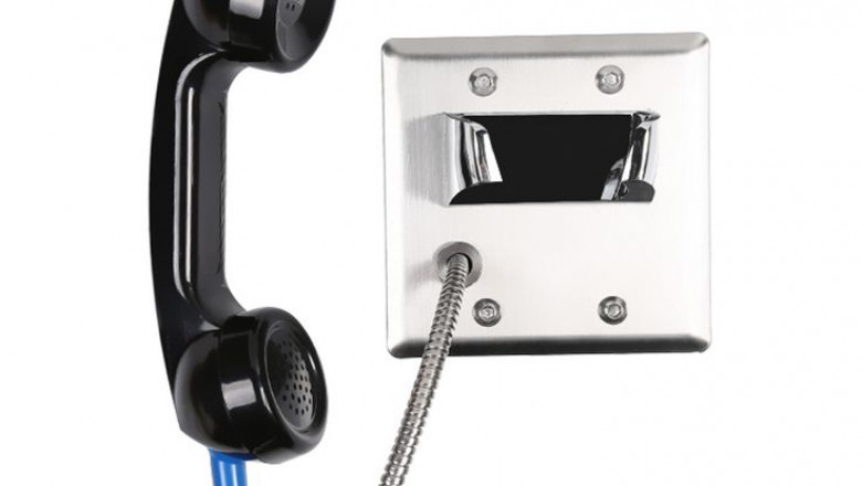 What is the standard of weatherproof telephone handsets?