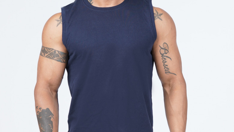 Recycled Tank Top | Slim-Fit Tank Top in Recycled Fabric- Fe Brand.
