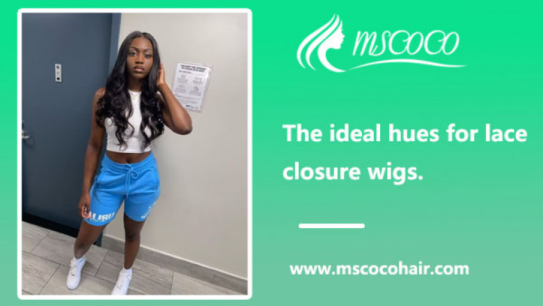 The ideal hues for lace closure wig.