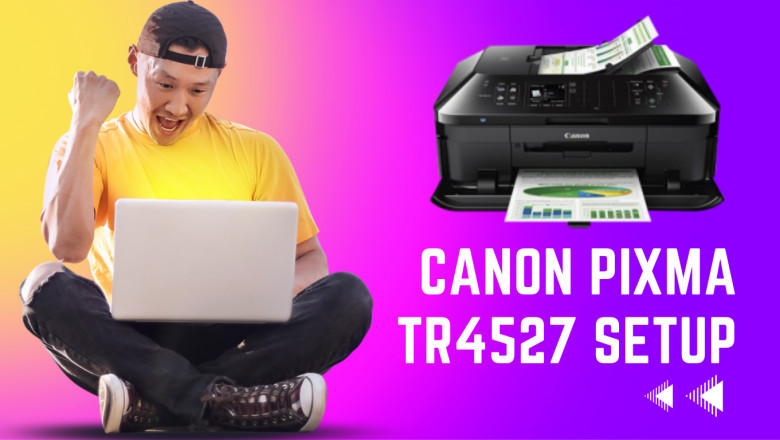Canon Pixma Tr4527 Wireless Printer Setup Instructions