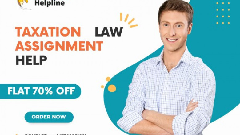 Get Best Taxation Law Assignment Help In United Kingdom With Top Experts - Flat 70% Off - Book Now!