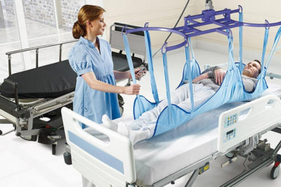 Patients In Hospitals And Nursing Homes Can Use Medical Lifting Slings To Lift Themselves