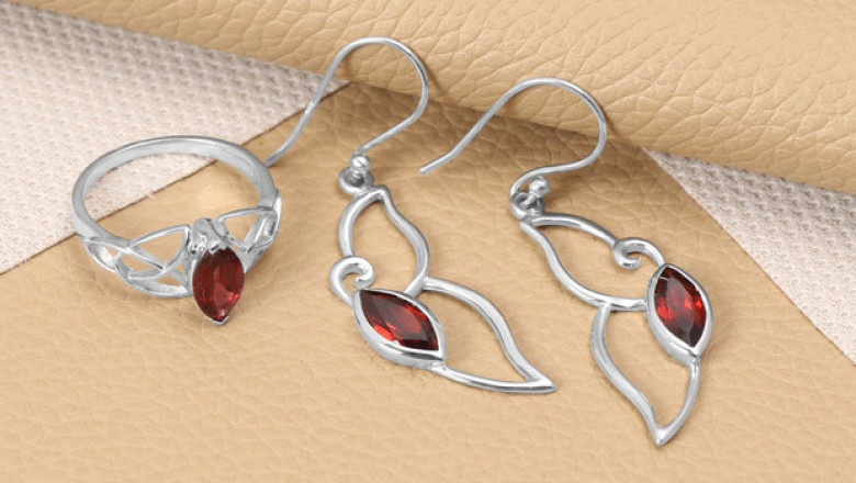 Birthstone Jewelry for January at Rananjay Exports