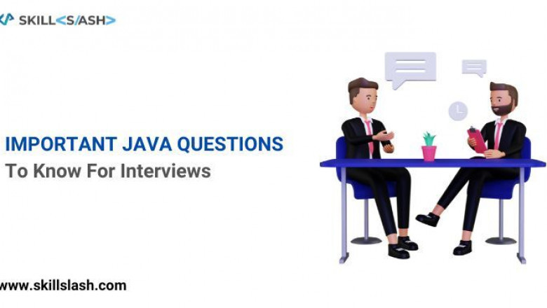 Important java question to know for interview