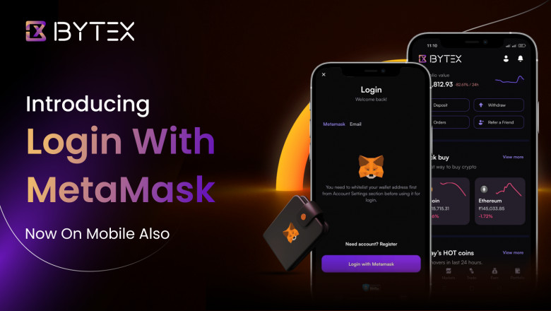 Login to your ByteX Account using MetaMask Wallet