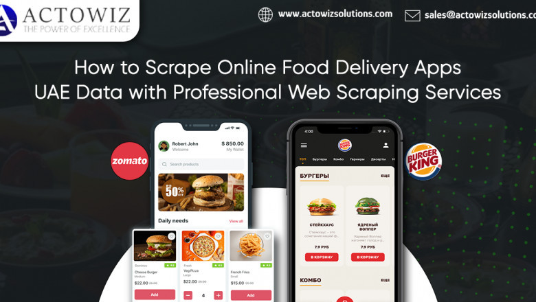 How to Scrape Online Food Delivery Apps UAE Data with Professional Web Scraping Services