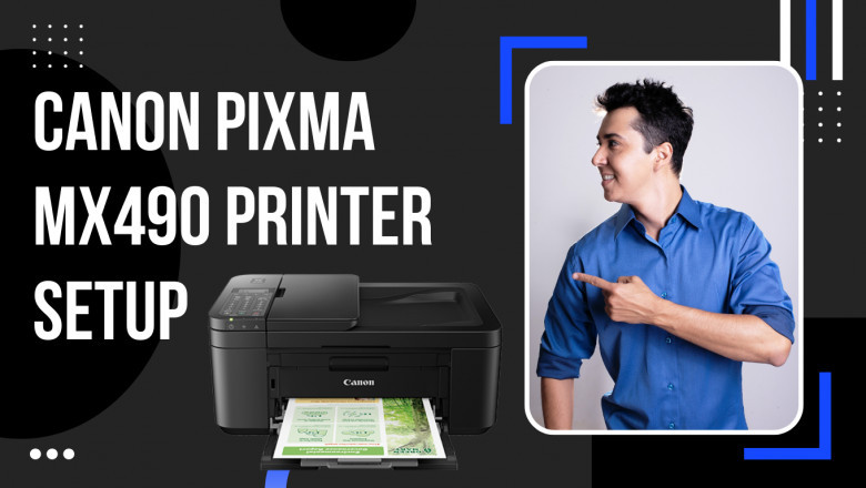 How to Setup a Canon Pixma MX490 Wireless Printer