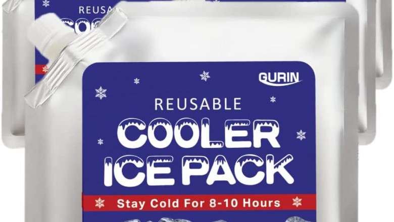 GURIN Cooler Ice Packs - Reusable Ice Packs