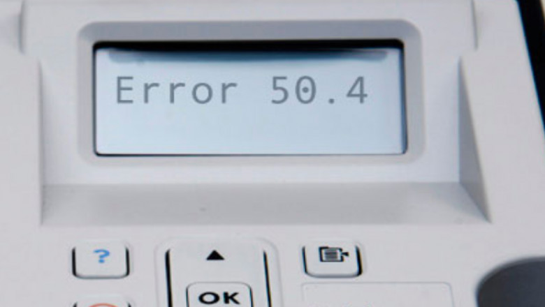 Resolving HP Printer 50.4 Fuser Error