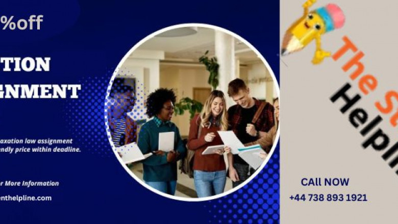Get Best Taxation Assignment Help In The United Kingdom With Top Experts - Flat 50% Off - Book Now!