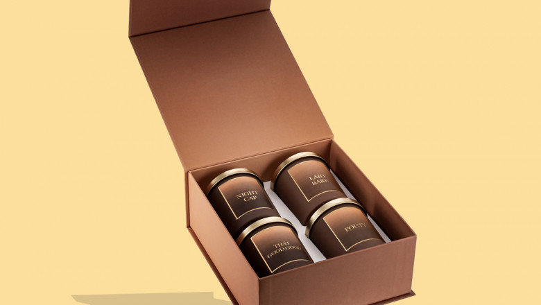 Healthy Cake Box Candles